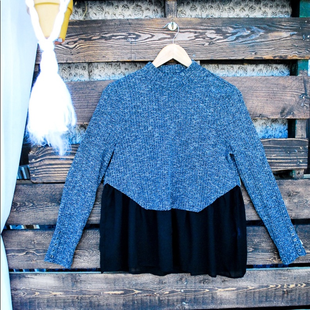 Doe and Rae Sweater Gry/Blk  (J2)